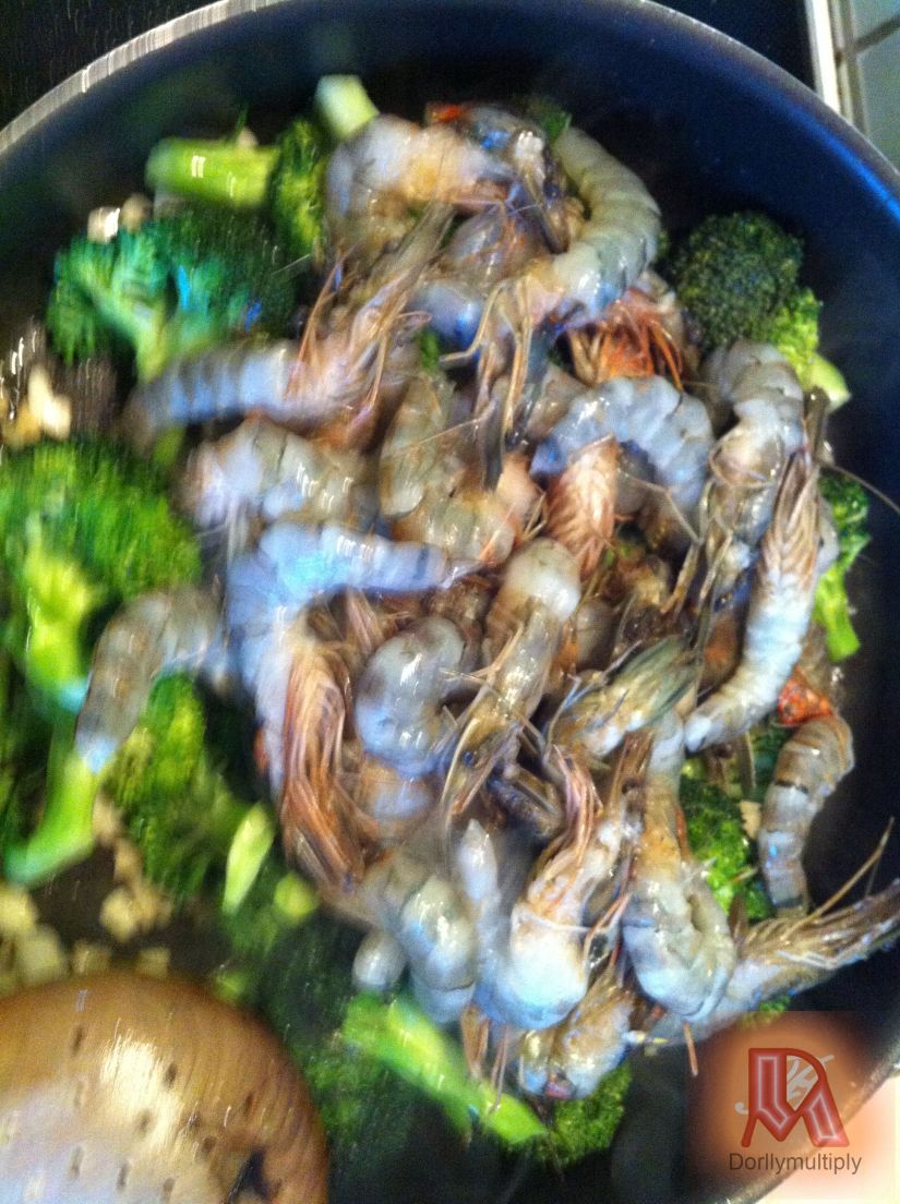 Broccoli and Shrimps