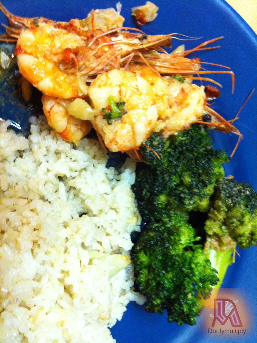 Shrimps and Broccoli with Chili Sauce